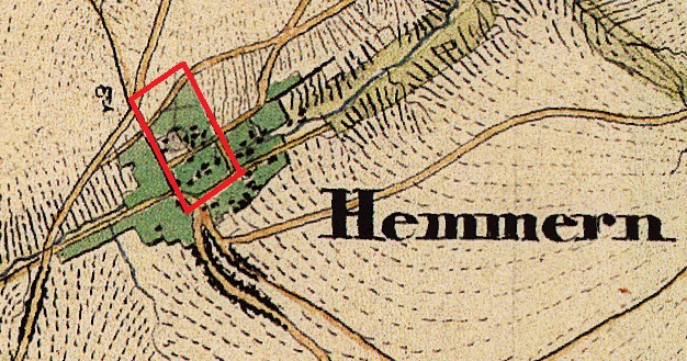 Hemmern Uraufnahme - hyp. Römerlager.jpg